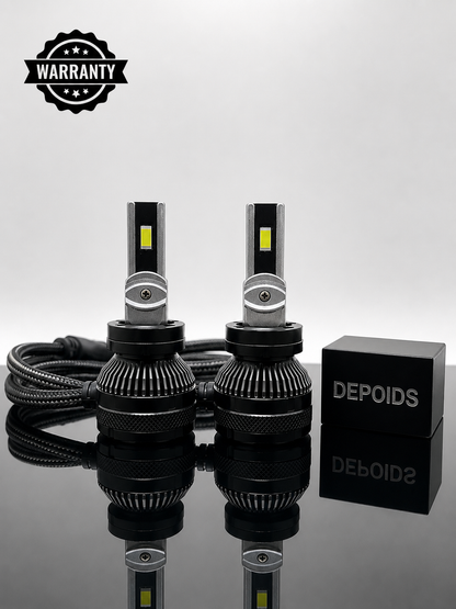 Depoids Pro 2.0 9005 LED Headlights (High Beam) – Ultra Bright Car LED Lights in Pakistan