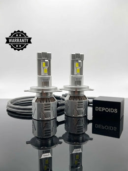 Depoids Pro 3.0 H4 LED Headlights (High/Low Beam) – Best Car LED Lights in Pakistan