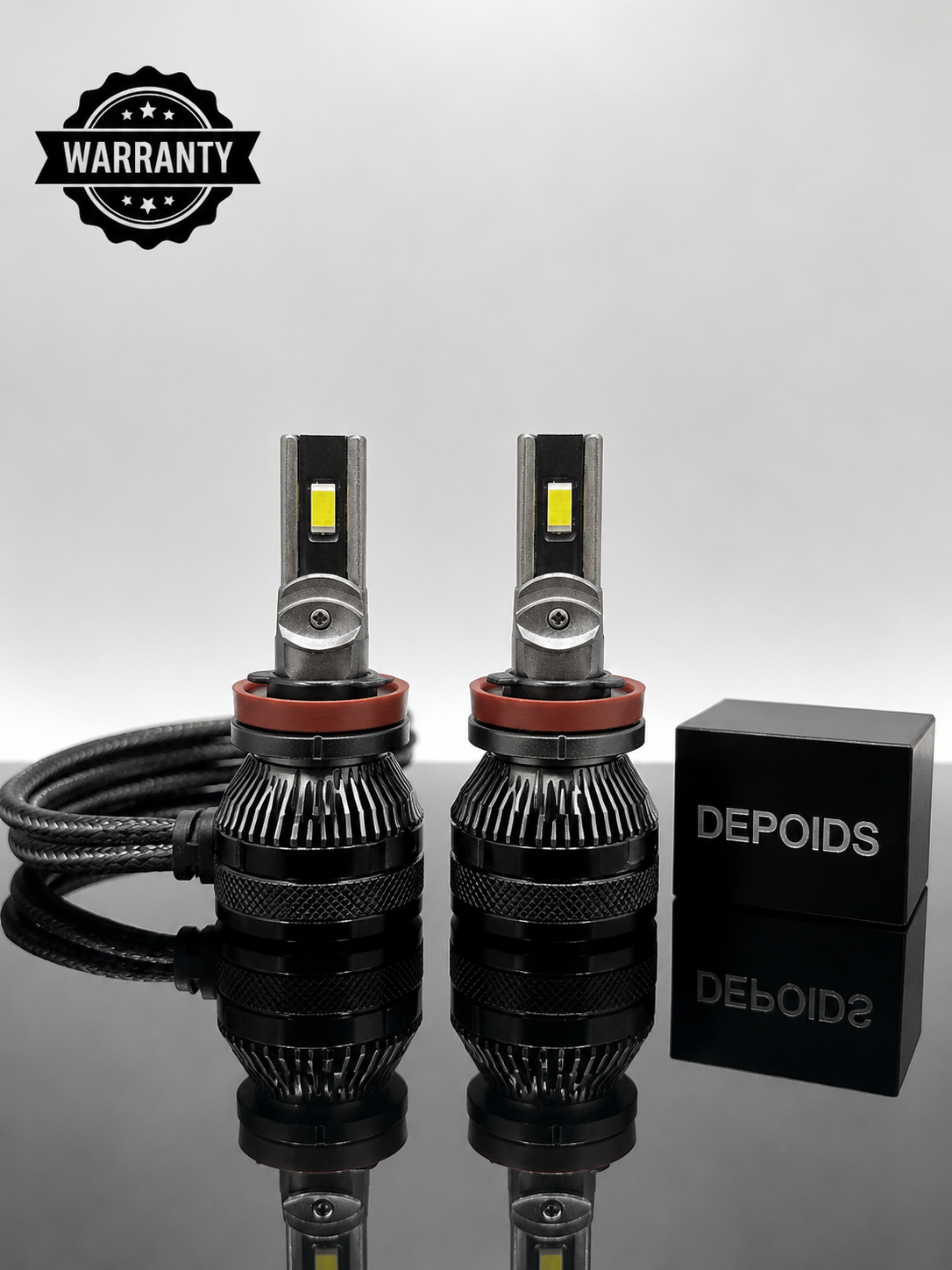 Depoids Pro 2.0 H11 LED Headlights (Low Beam/Fog) – Ultra Bright Car LED Lights in Pakistan