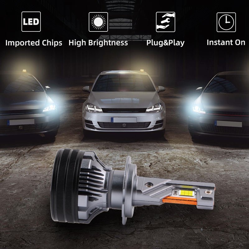 DEPOIDS H4 LED Head Light Bulbs (Pair) 500W (High/Low) | BRIGHTEST LED IN PAKISTAN - Image 2