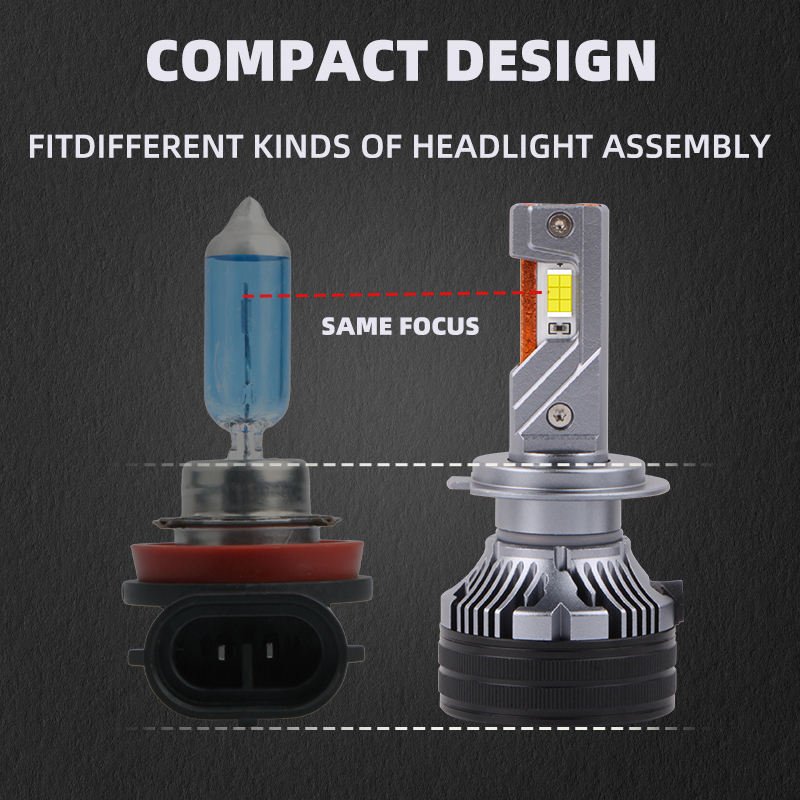 DEPOIDS H4 LED Head Light Bulbs (Pair) 500W (High/Low) | BRIGHTEST LED IN PAKISTAN - Image 4