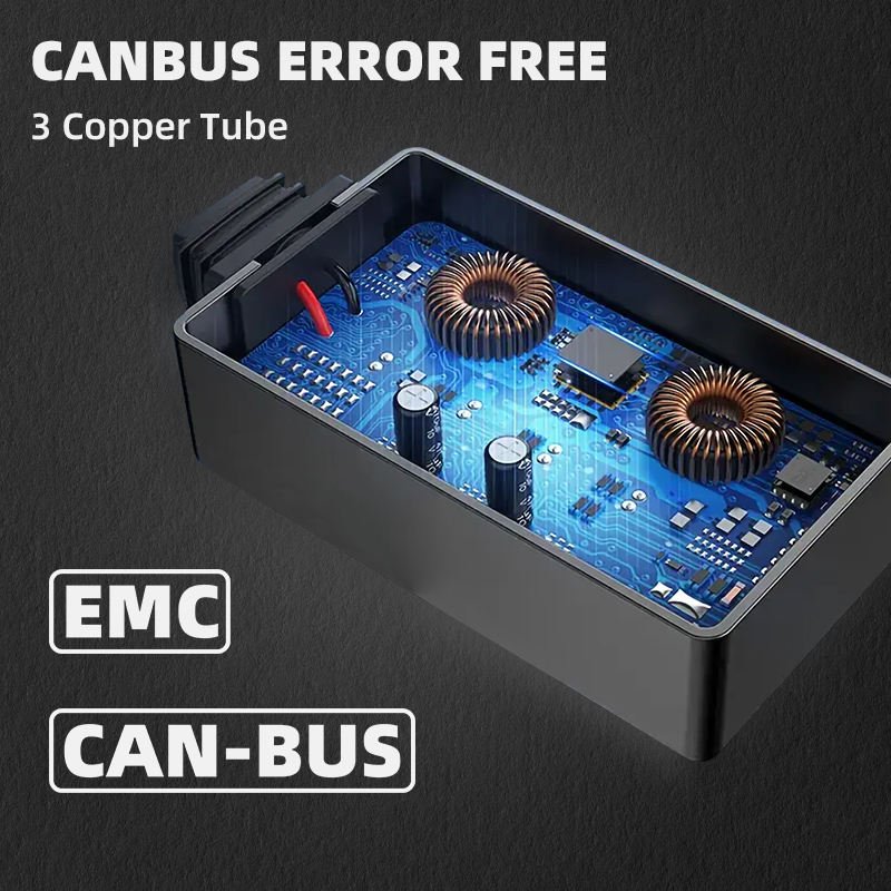 DEPOIDS H4 LED Head Light Bulbs (Pair) 500W (High/Low) | BRIGHTEST LED IN PAKISTAN - Image 5