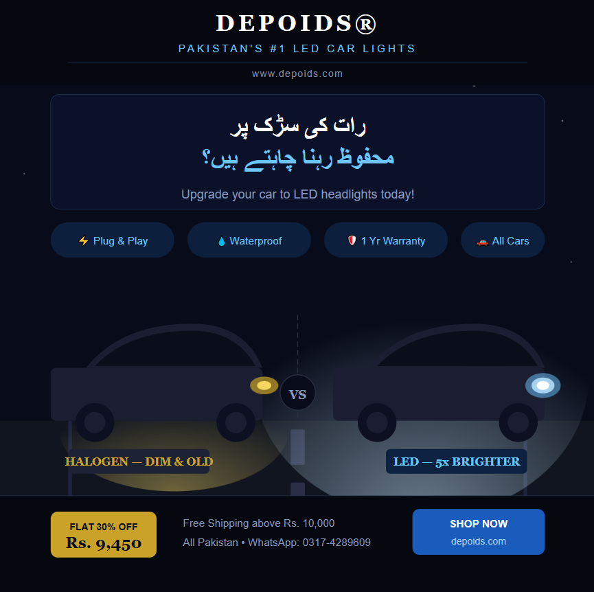 Why Pakistani Drivers Are Switching to LED Headlights in 2026